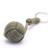 EDC Monkey Fist Steel Ball For Girl Personal Safety Protect Outdoor Security Self Defense Stick Survival Keychain Broken Windows