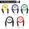 Power Guidance 16 PCS Resistance Bands Set Fitness Latex Tubes Rubber Loop Band for Crossfit Resistance Training, Home Gyms Yoga