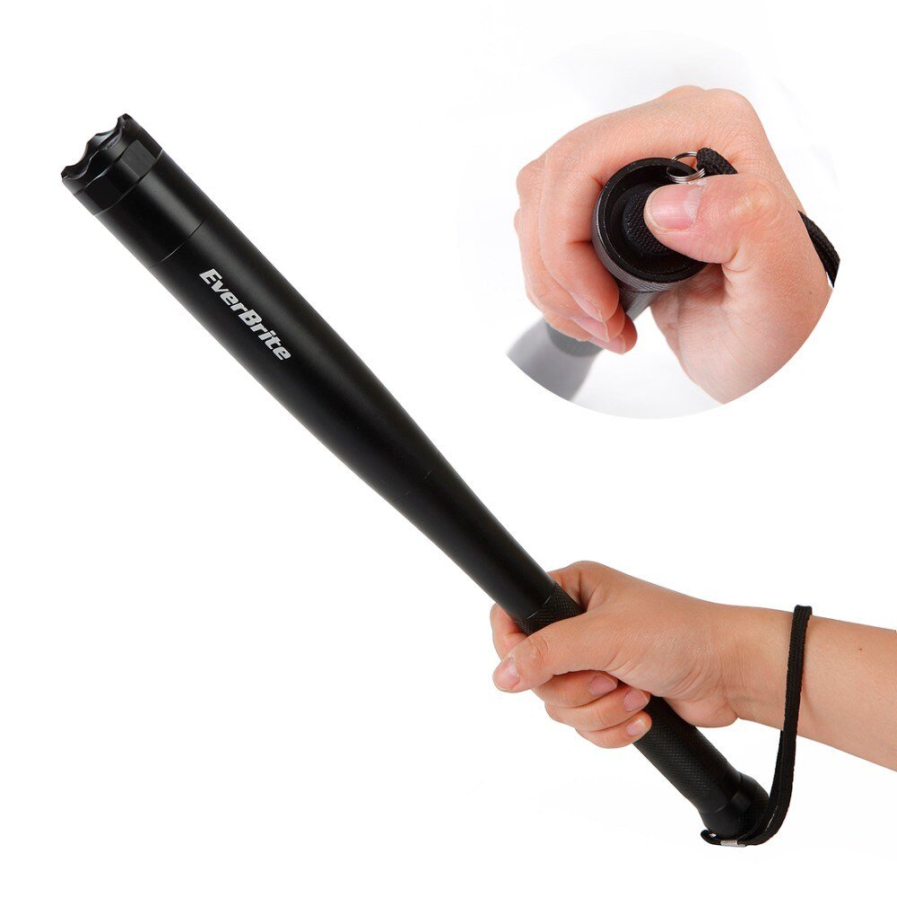 Baseball Bat LED Flashlight 300 Lumens Baton Torch Light Torch for
