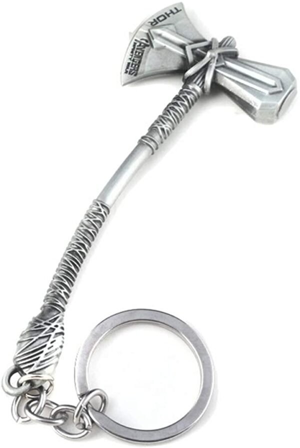 WeizhaonanCos Stormbreaker Keychain Axe Keychain Hammer Thor Keychain Hammer Key Ring