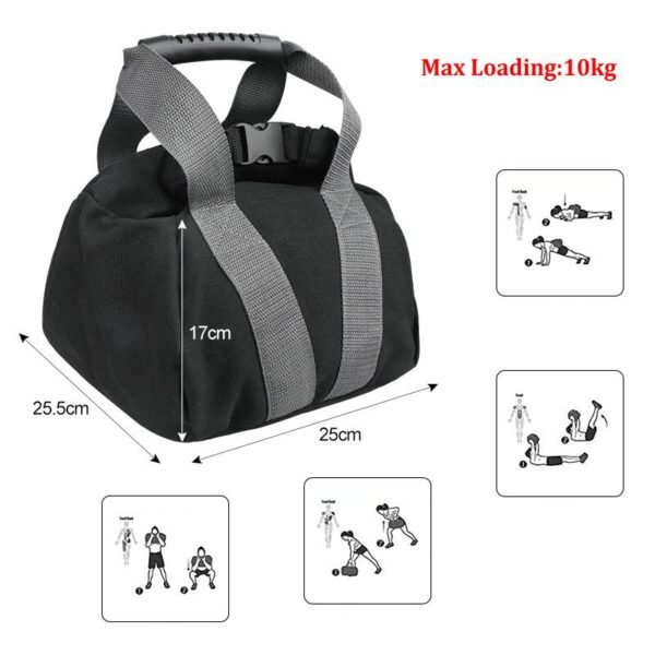 Fitness Sandbag 5-30kg Weight Lifting Bulgarian Sandbag Unfilled Power Bag Fitness Body Building Gym Sports Muscle Training