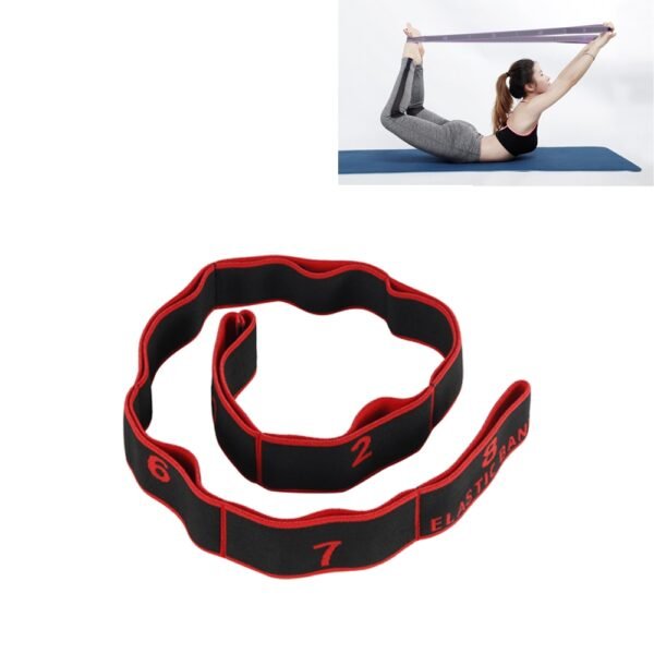 Yoga Pull Strap Belt Professional Gymnastics Girl Latin Dance Stretch Resistance Band Pilates Training Belt Fitness Elastic Band