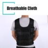 30KG Loading Weight Vest For Boxing Weight Training Workout Fitness Gym Equipment Adjustable Waistcoat Jacket Sand Clothing