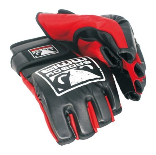 Half Finger Boxing Gloves PU Leather Fighting Kick Boxing Gloves Training Workout Gloves Men