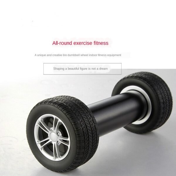 Men's and Women's Kids' Fitness Equipment Dumbbell 2.2kg Creative Tire-Shaped Dumbbell