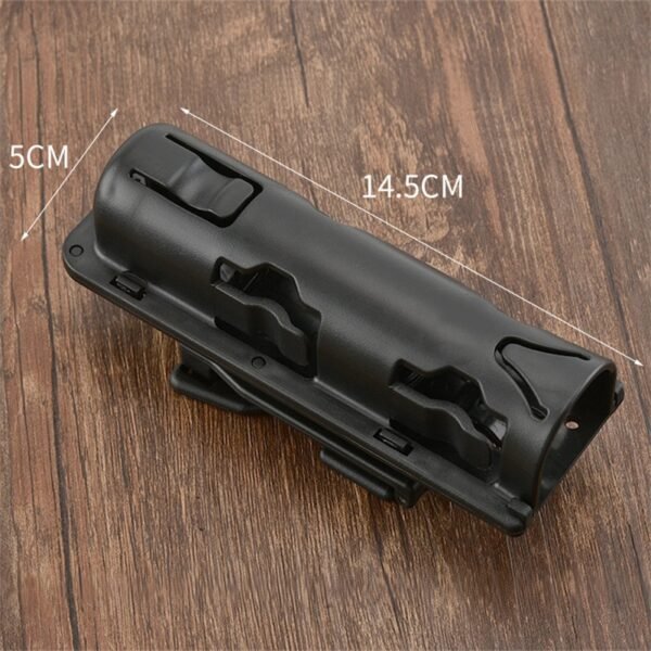 New Universal 360 Degree Rotation Baton Case Holster Black Holder Self Defense Safety Outdoor Survial Kit EDC Tool