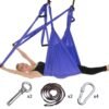 Nylon Yoga Hammock Set Pilates Body Shaping Exercises Device Aerial Yoga Hanging Belt Inversion Trapeze for Cement Ceiling